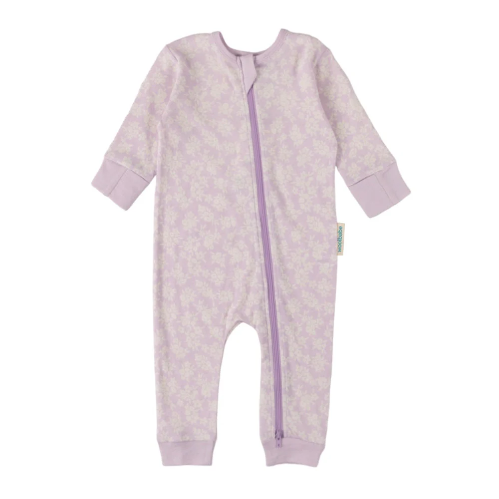 Woolbabe Merino/Organic Cotton Pyjama Suit - Prints - Image 7
