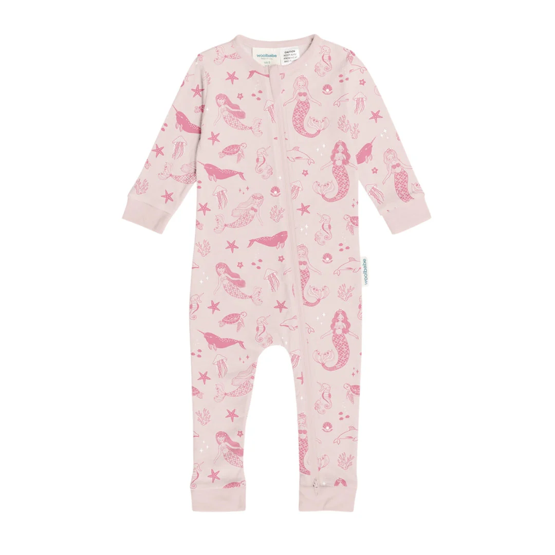 Woolbabe Merino/Organic Cotton Pyjama Suit - Prints - Image 9