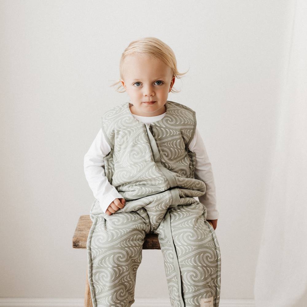 Woolbabe X BO & KO Collab Duvet Sleeping Suit - Image 3